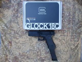 Glock 18c Gen3 Full Auto GBB Gas Blow Back 50bb. Magazine Scritte e Loghi Originali by Vfc x Umarex